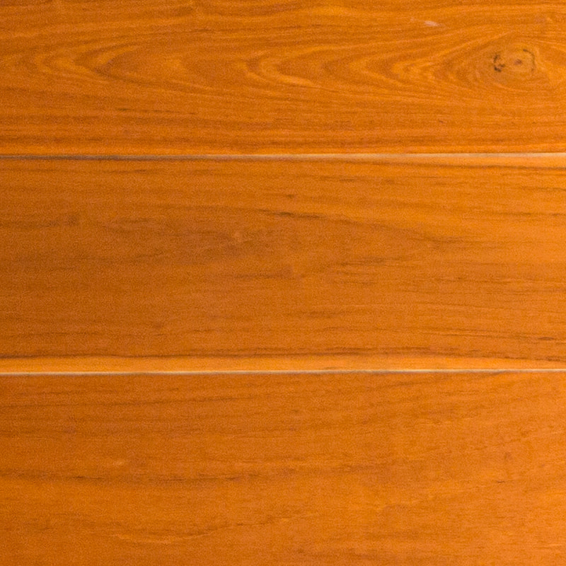 Teak Brownish - tan Ručně škrábané Click Masivní dřevěné podlahy