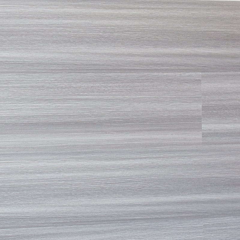 12mm prémiová laminátová podlaha s hladkým povrchem ve světle šedé barvě dřeva
